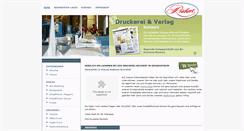 Desktop Screenshot of druckerei-reichert.de