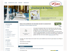 Tablet Screenshot of druckerei-reichert.de